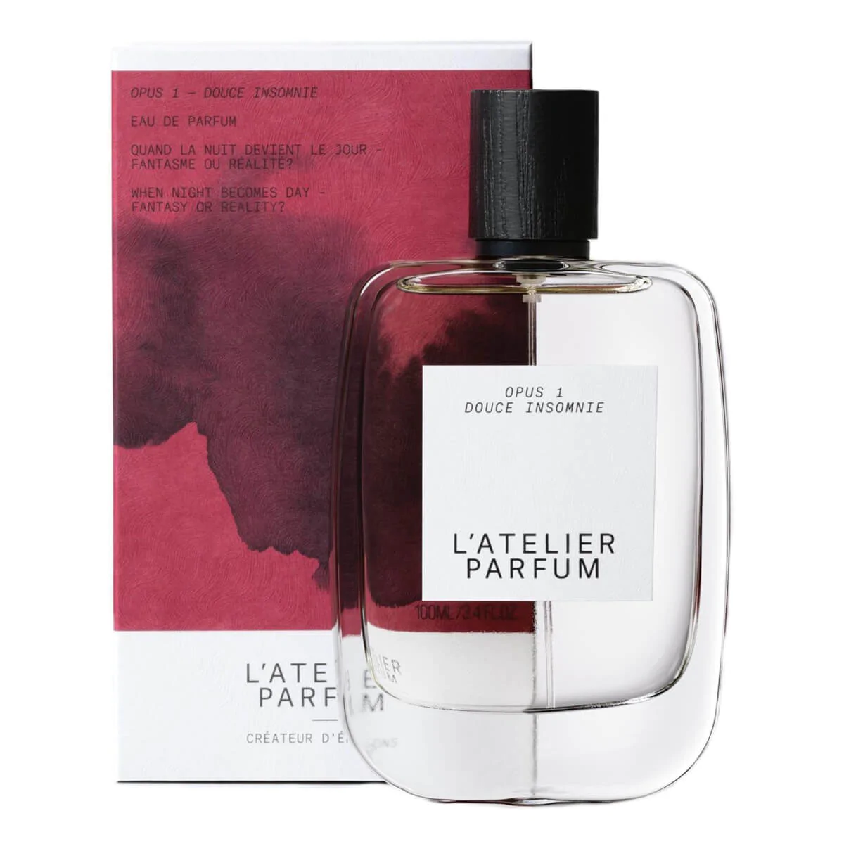 Douce Insomine 50ml perfume by L'Atelier Parfum – Gourmand and Floral fragrance bottle
