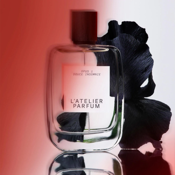 Douce Insomine 50ml perfume by L'Atelier Parfum – Gourmand and Floral fragrance bottle